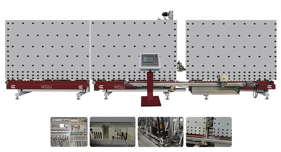 Polysufide δύο σφραγίζοντας μηχανή 318mm να κολλήσει βάθος 380V 50Hz 3P συστατικού γυαλιού προμηθευτής